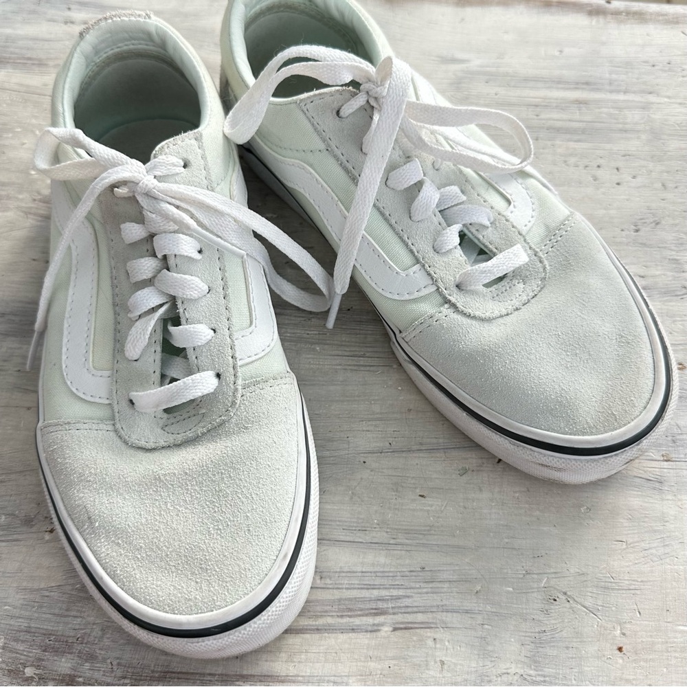 Vans Ice Mint Suede & Canvas Sneakers 6